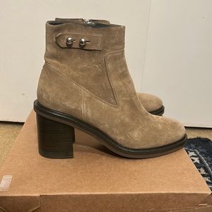 rag and bone suede zip ankle boots